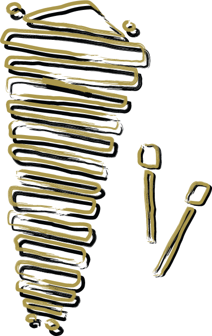 drawing of a balafon