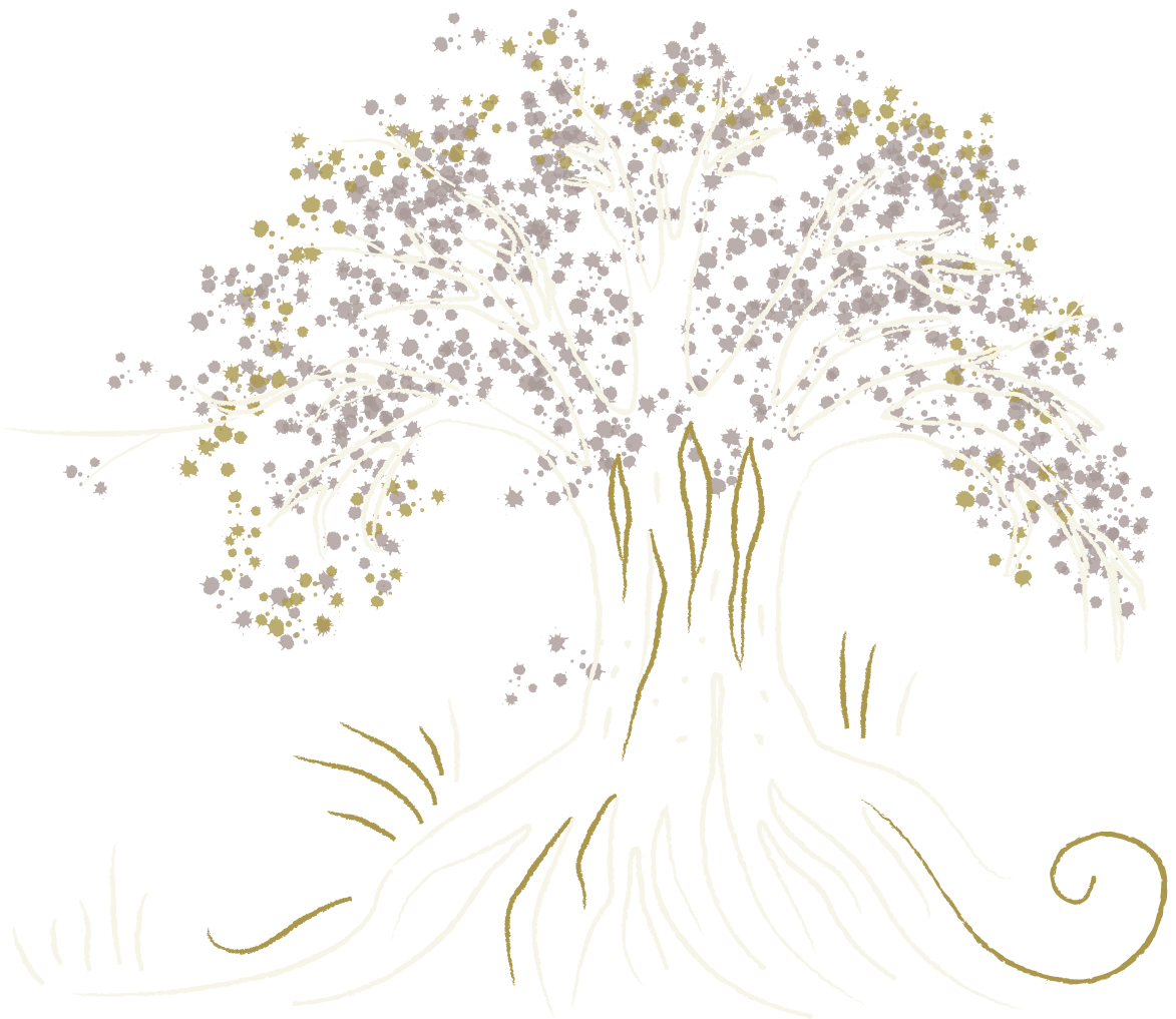 drawing of a willow tree